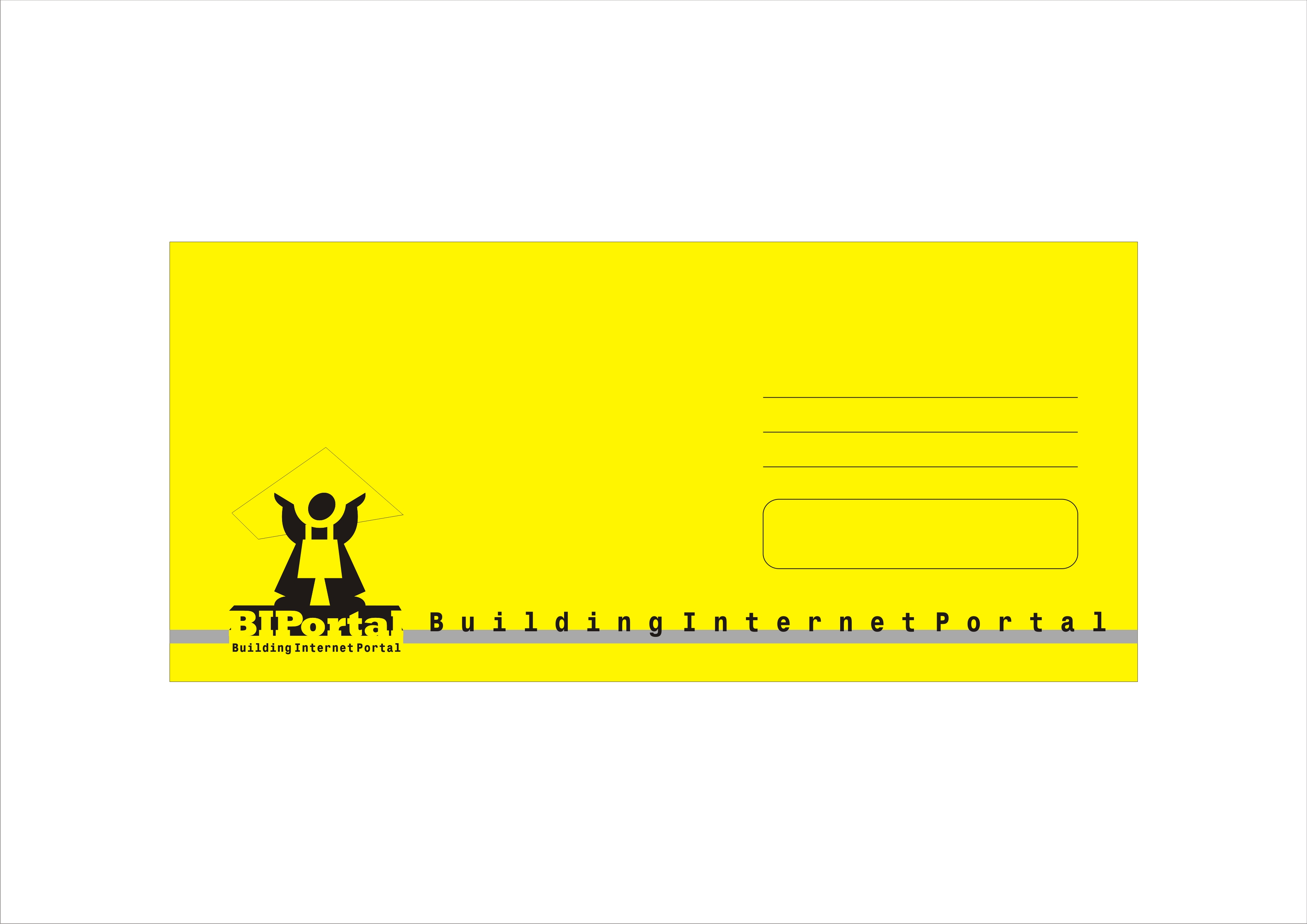 Конверт строительного интернет портала "Бипорт"