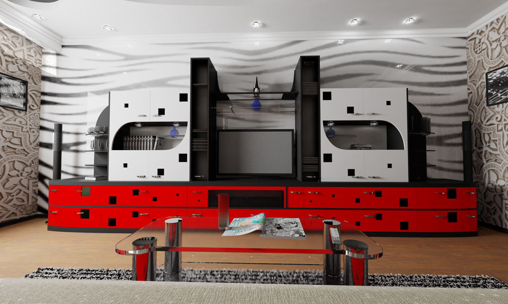 Стенка "Русские высотки" (ракурс 3)