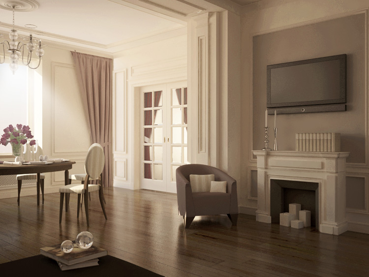 5-ти комнатная квартира,п.Гатне,Киев,вид на камин