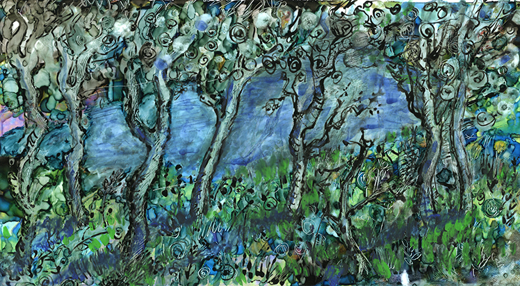 картина "Озеро"