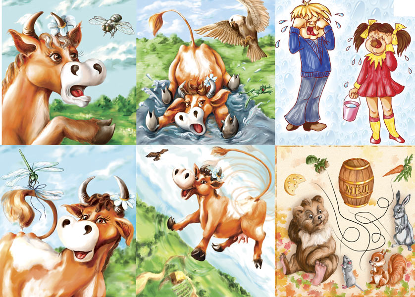 иллюстрации в журнал "Топ-топ"