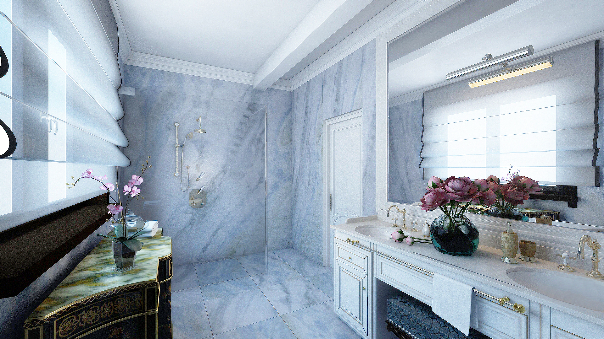 Ванная.Дом в Комарово.