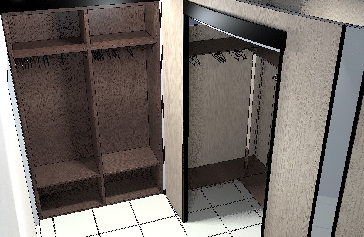 Гардеробная и шкаф