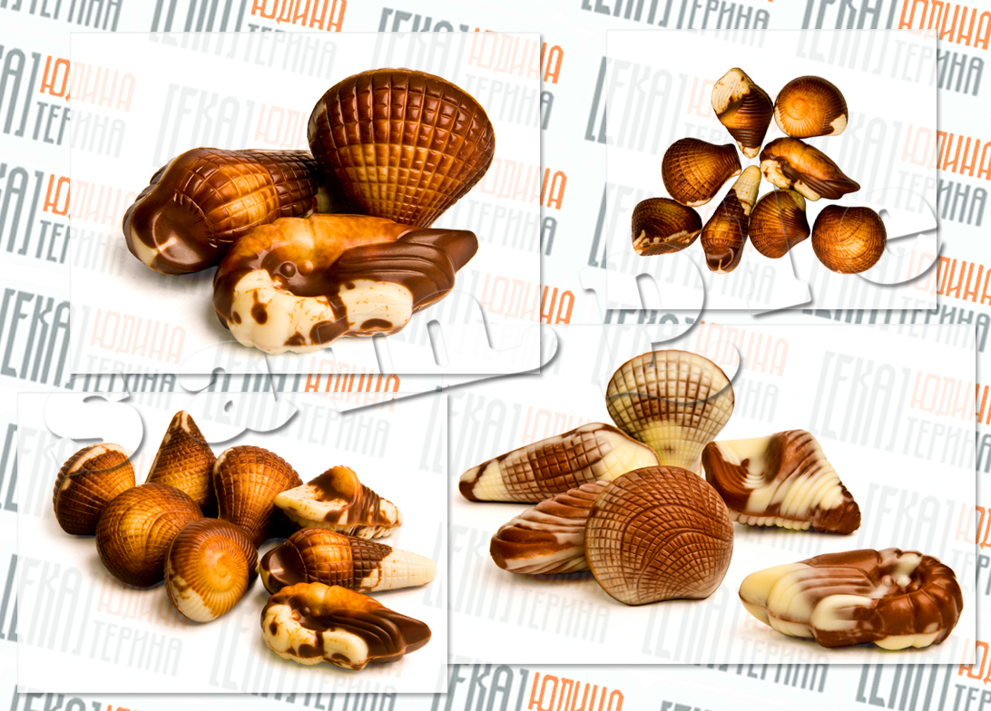 Предметная съёмка и обработка бельгийского шоколада