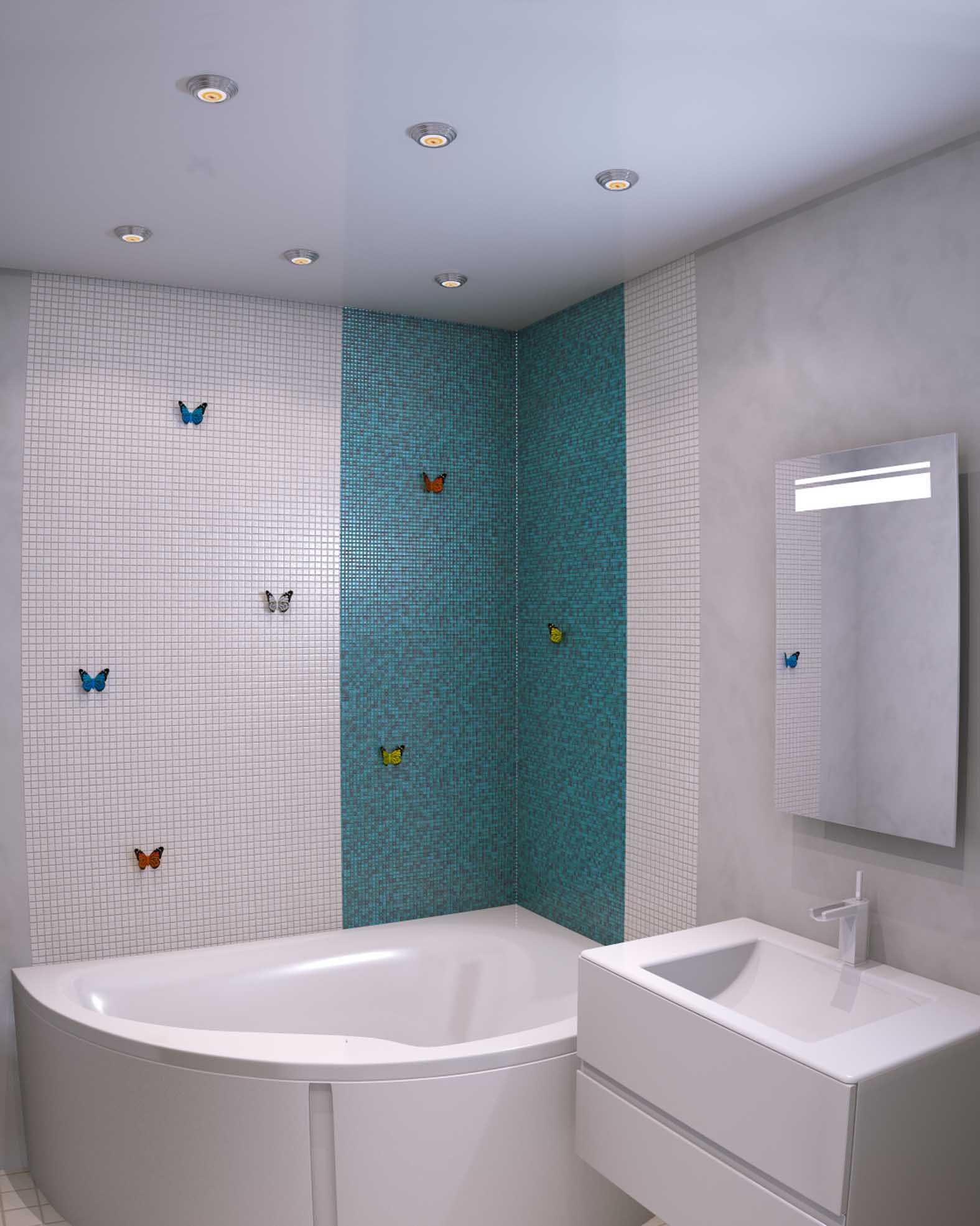 Дизан-проект трехкомнатной квартиры, в современном стиле