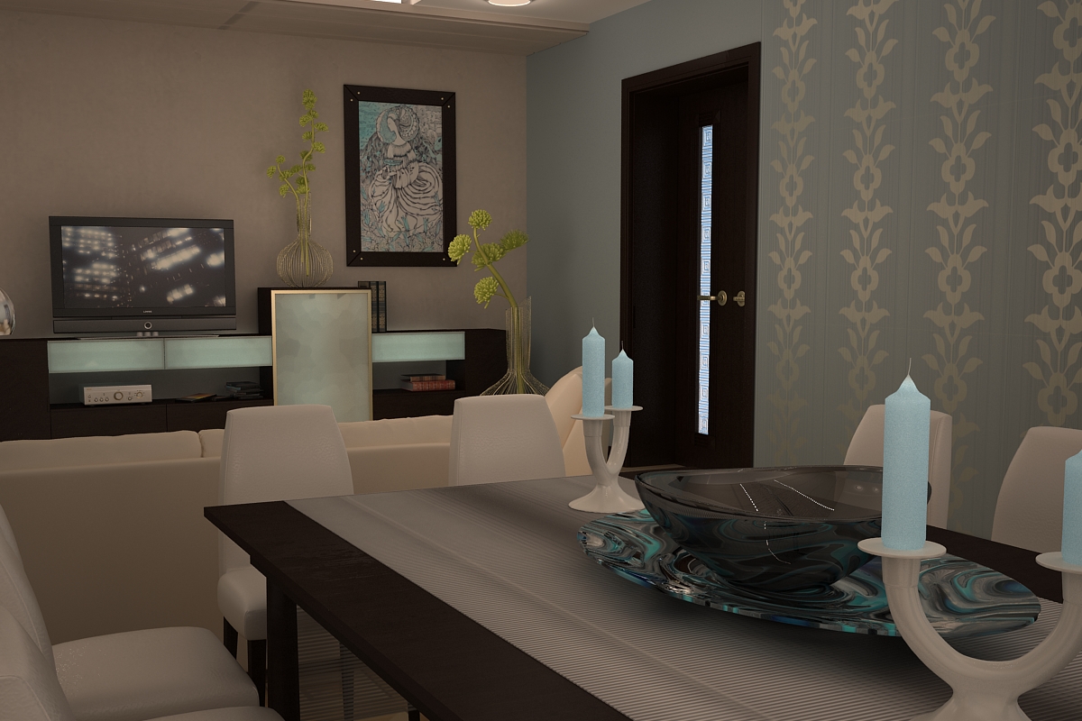 Дом "Соntemporary" _Зал