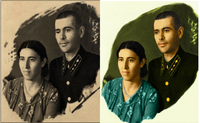 востанавление старого фото