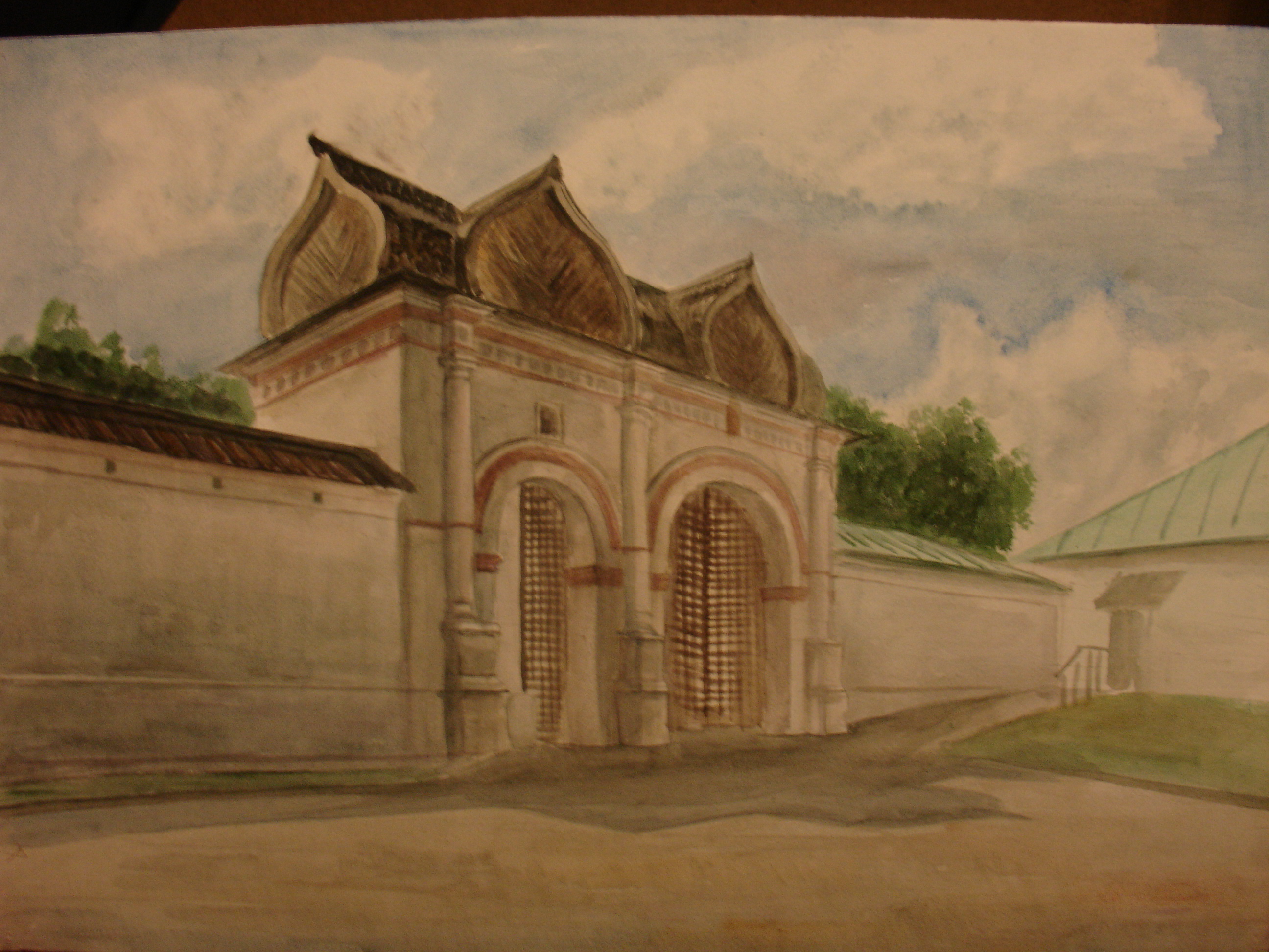 Ворота в Коломенском.