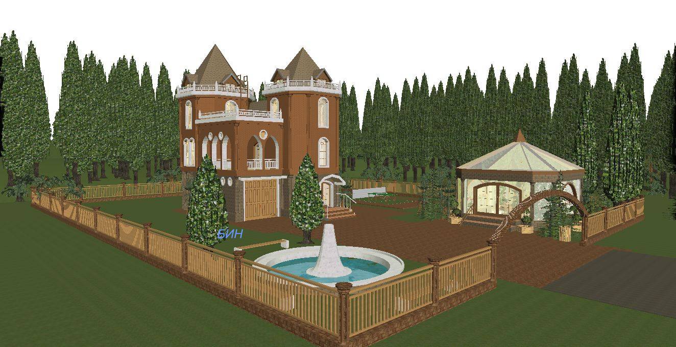 замок в лесу 05