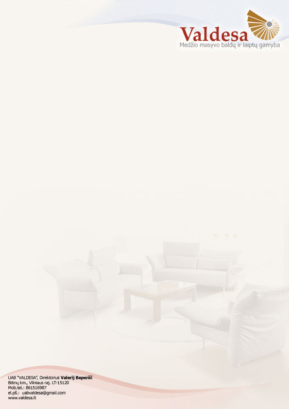 Бланк для документации VALDESA