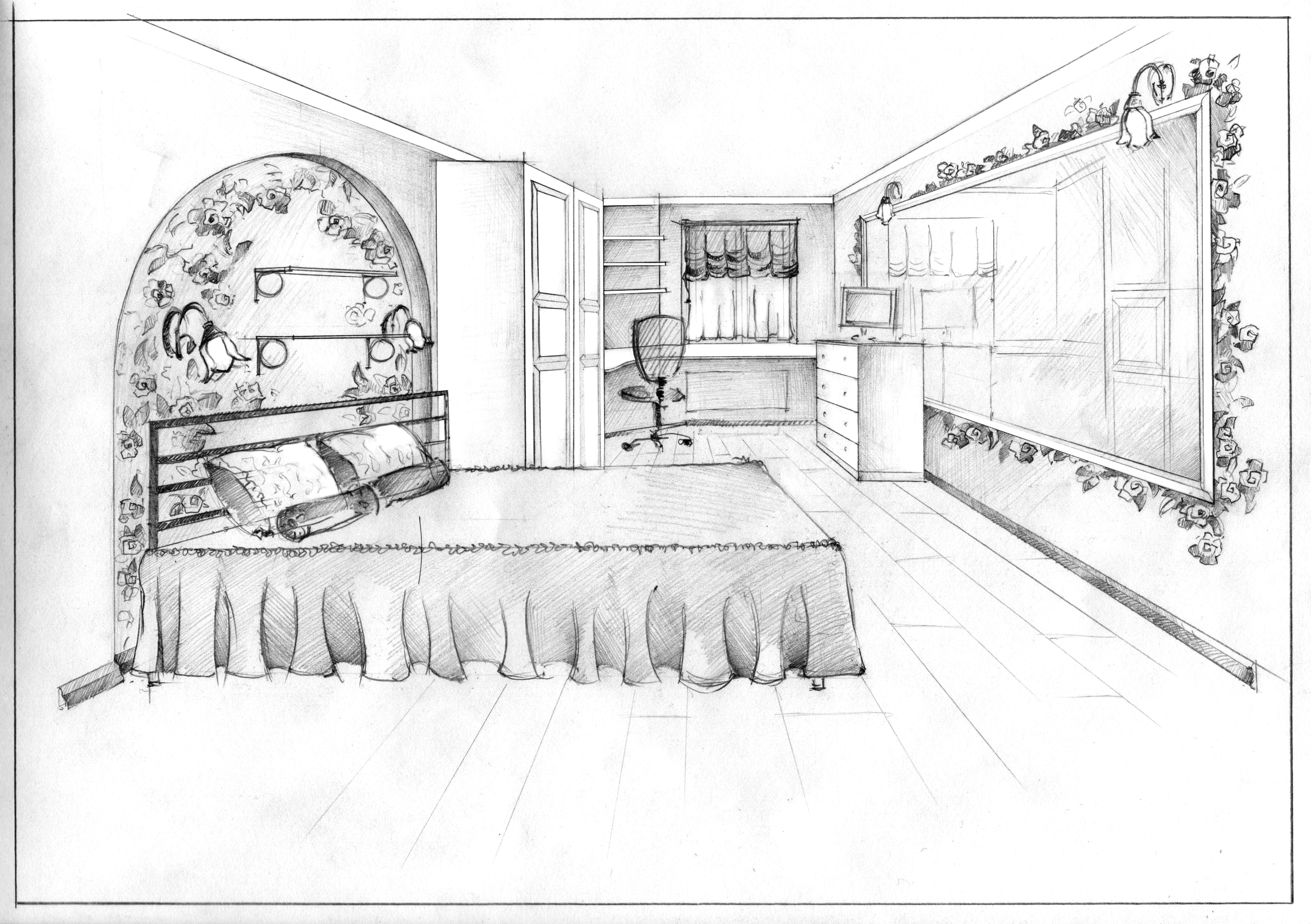 ручное эскизирование