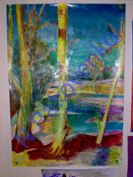 Зима в японских тонах