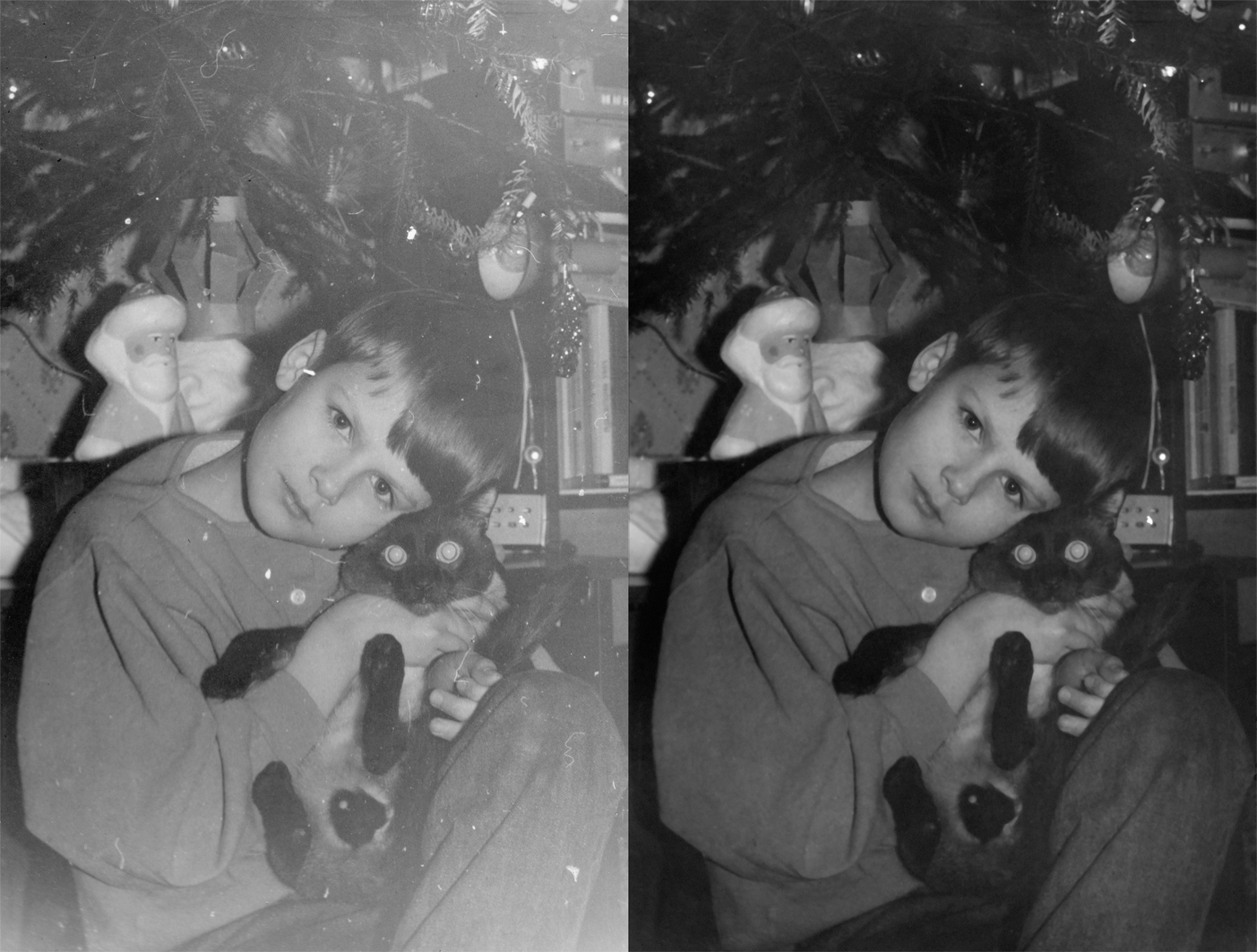 ретушь старой фотографии