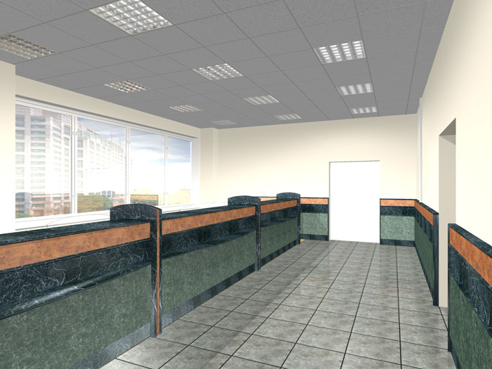 нестандартная мебель "МежРегионБанк"