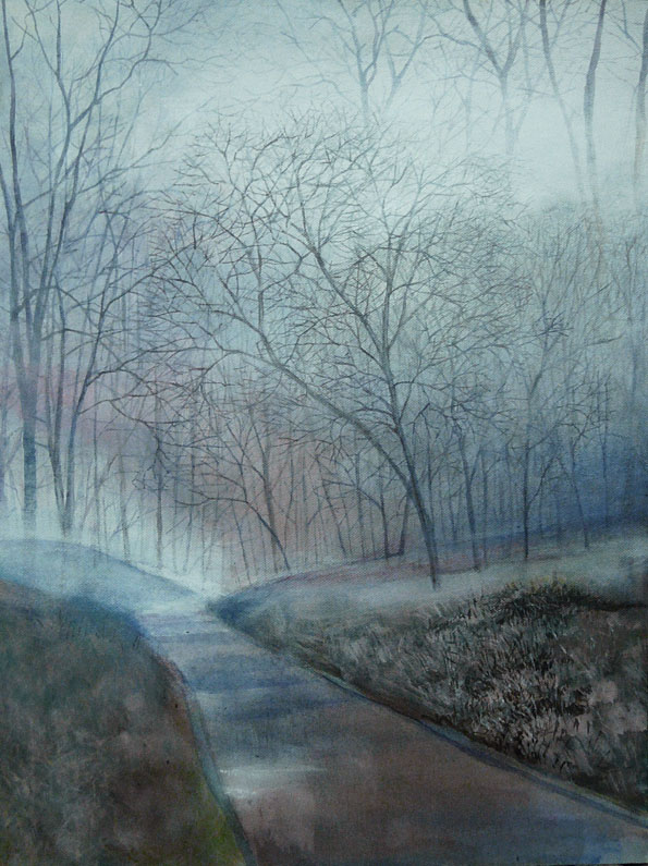 Весна (эскиз) (картон_акрил)