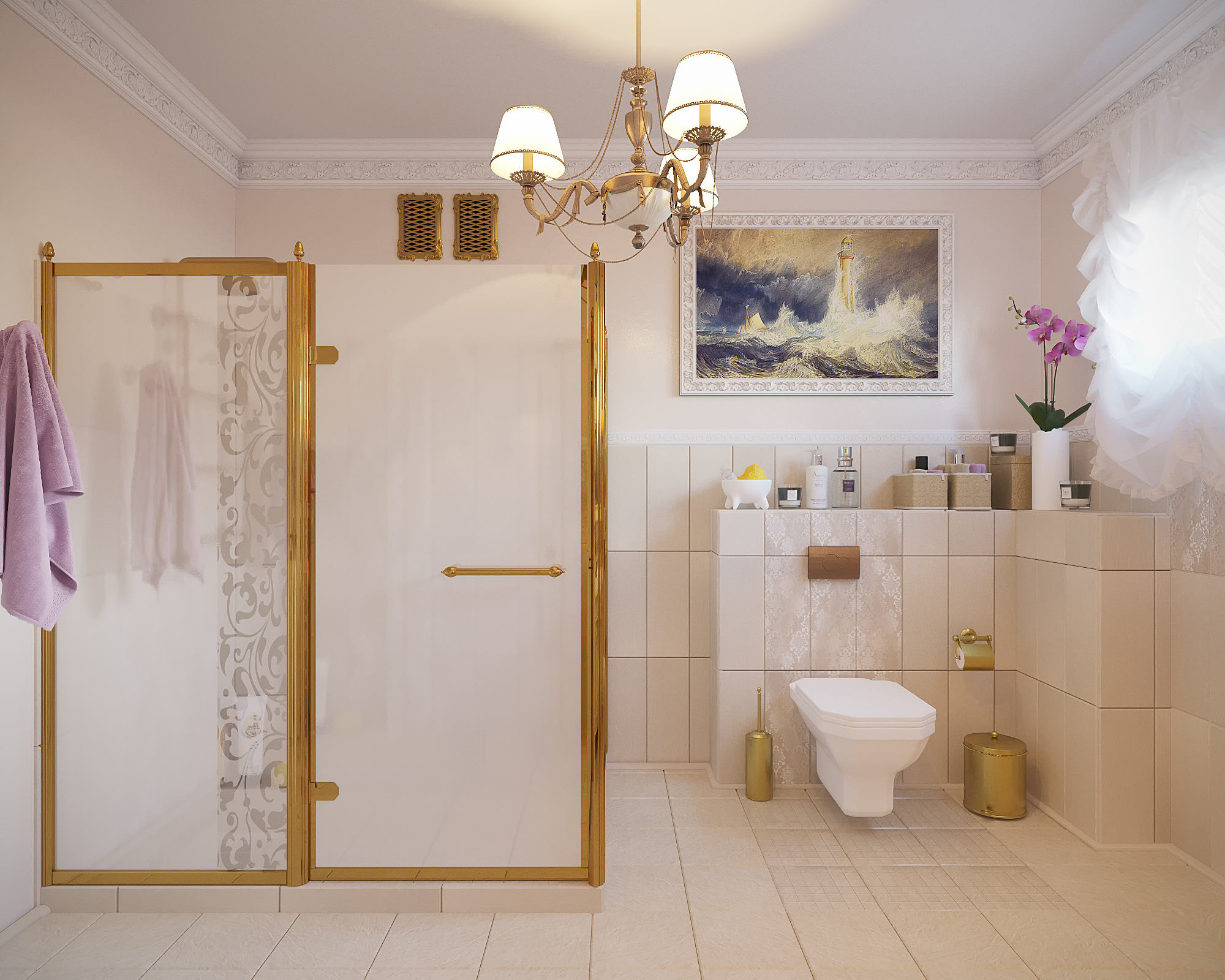 Визуализация ванной комнаты