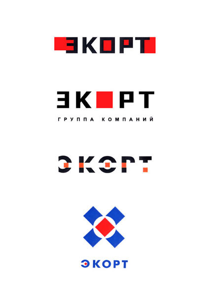 разработка логотипа компании "Экорт"