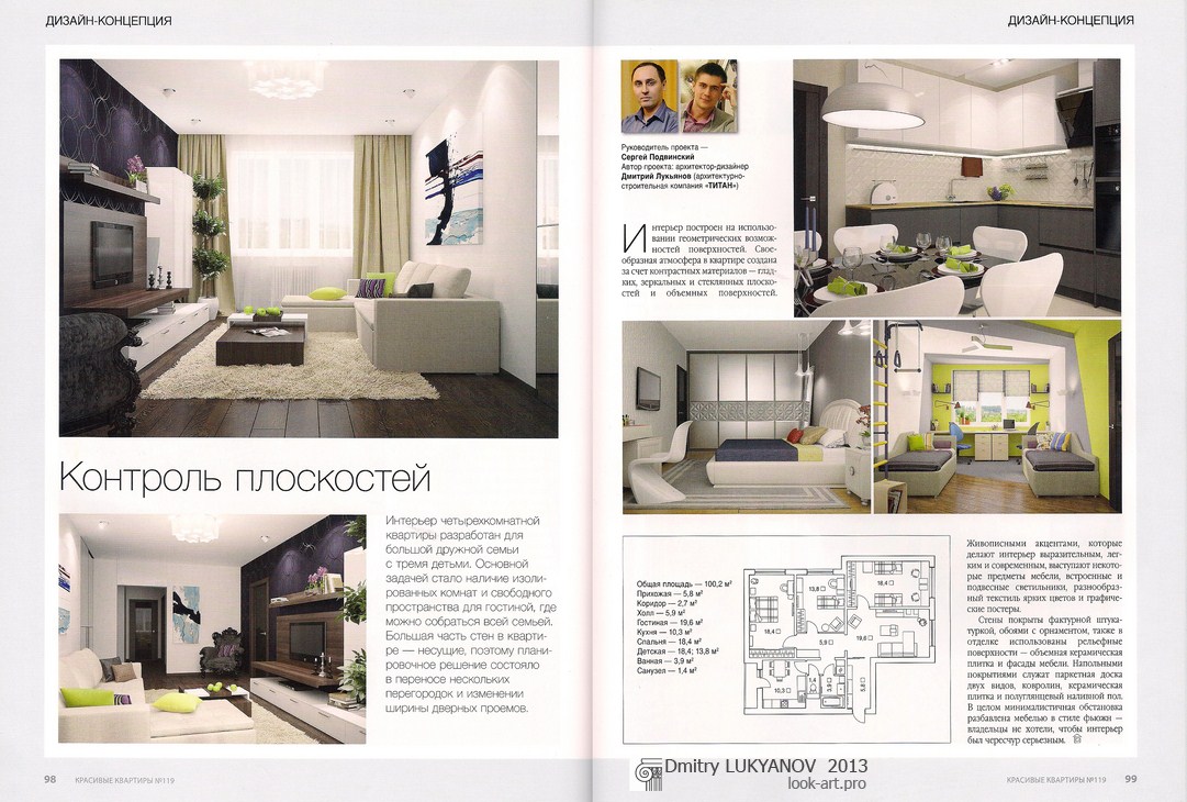 Публикация в журнале "Красивые квартиры"