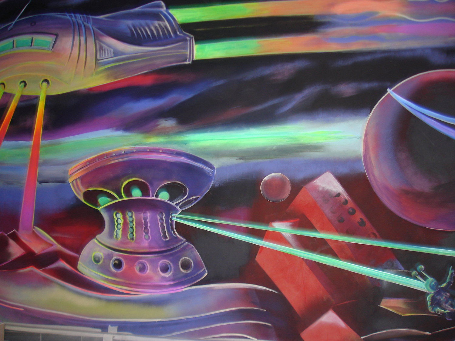 Роспись развлекательного центра