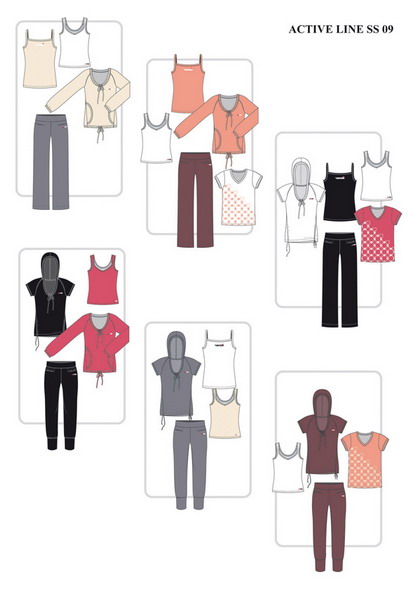 коллекция Active (раскладка по комплектам)