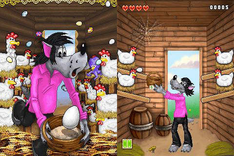 Графика для игры "Ну погоди! Переполох в курятнике"