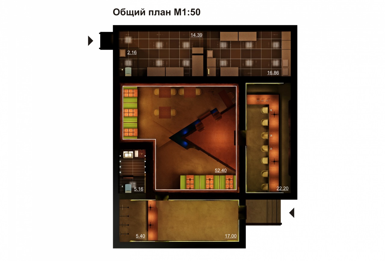 Паб "Корсар" план