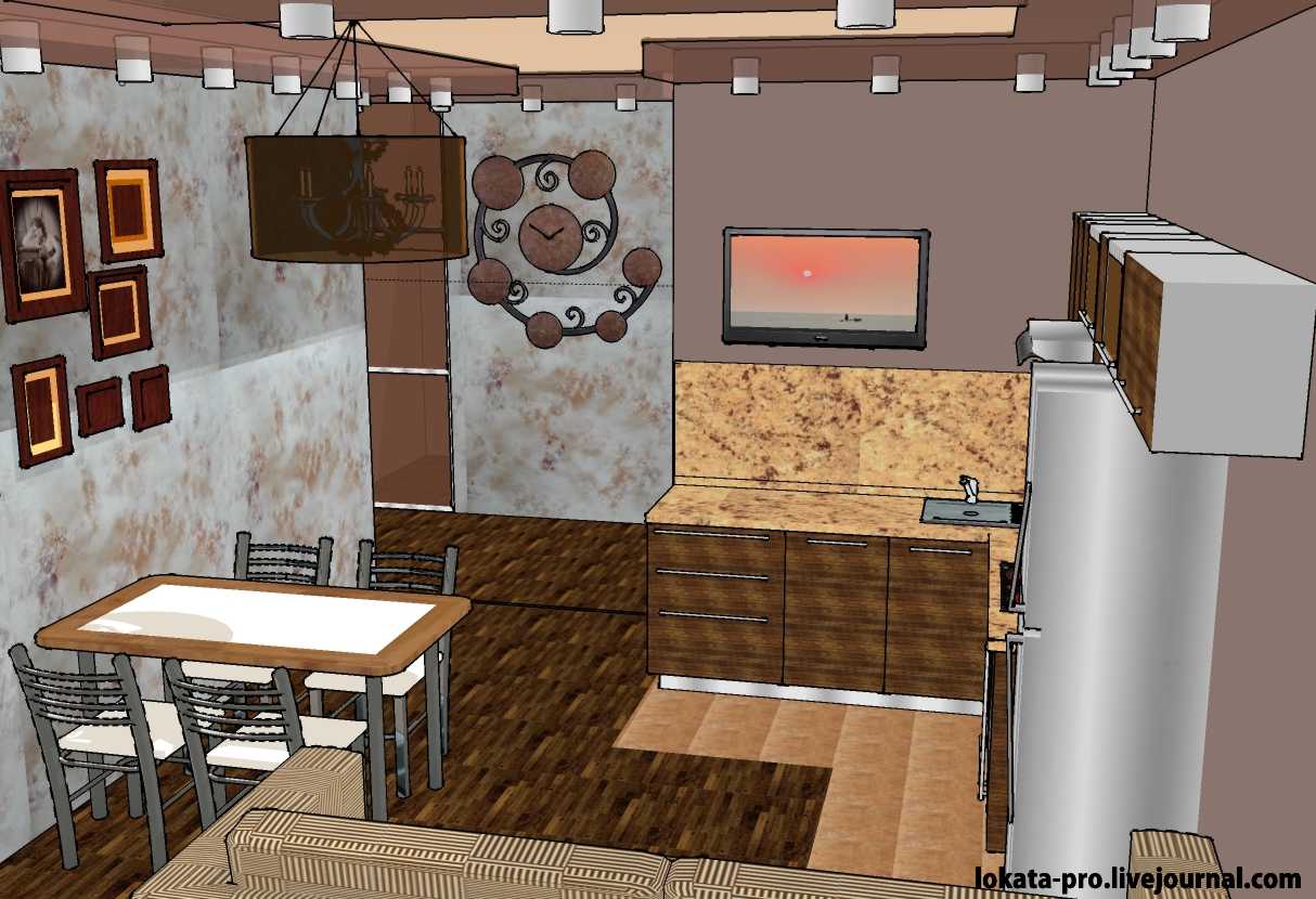 Двушка на Галащука. Кухня.