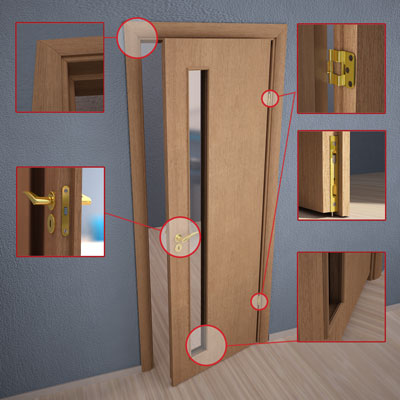 Моделирование дверей для каталога  производителя "Olovi"