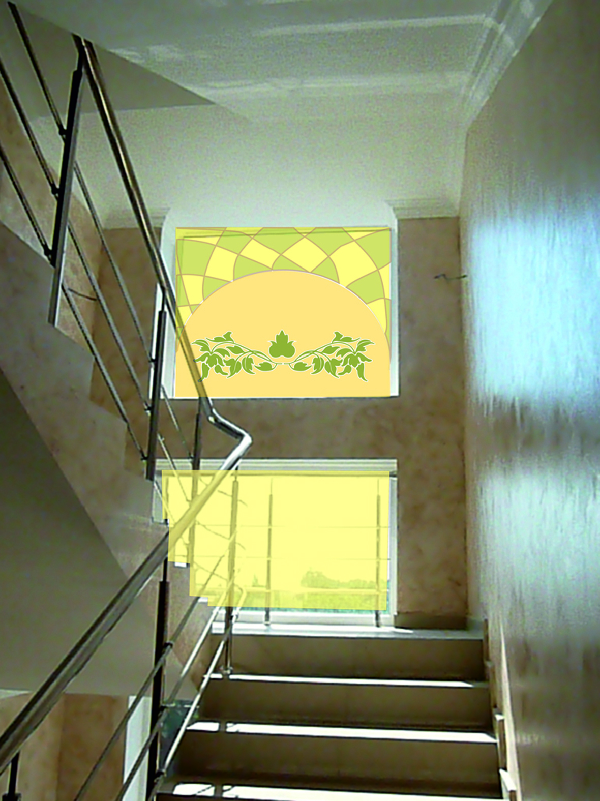 витраж для гостиницы "Олимпия" 2