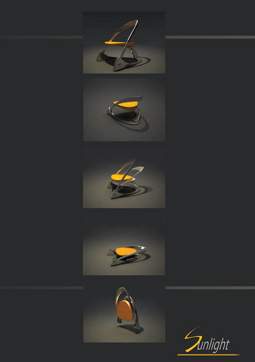 Складной стул для автотуриста