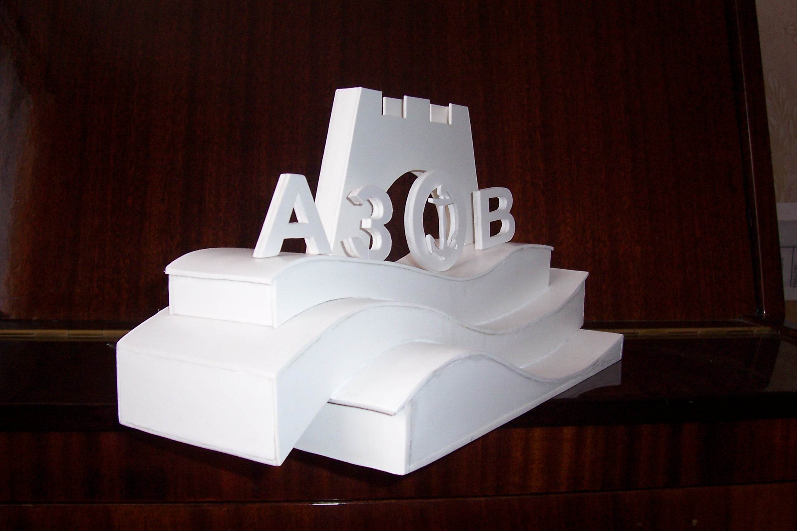 макет въезд в город Азов