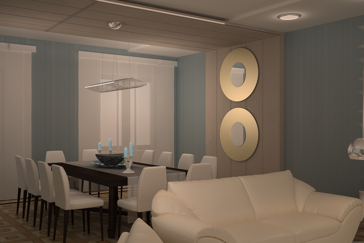 Дом "Соntemporary" _Зал