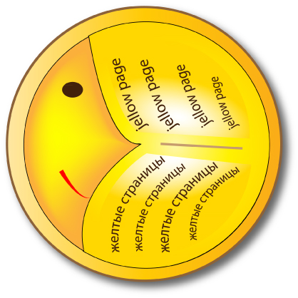 логотип сайта "желтые страницы"