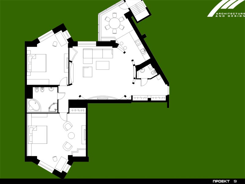 Проект интерьера квартиры9