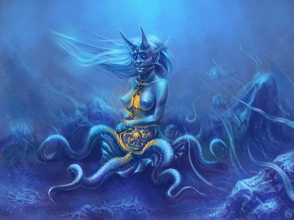 Демоница ждет малыша