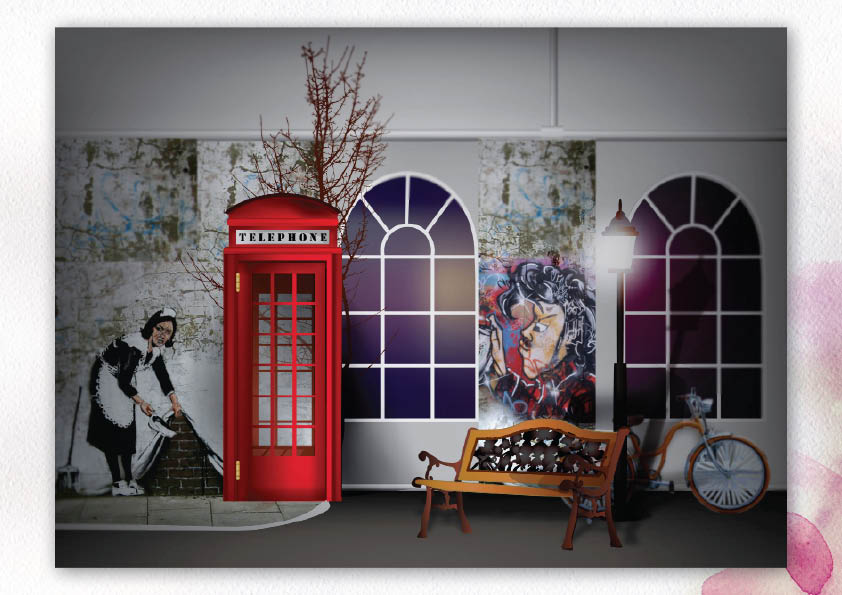 Стилизация пространства для тестдрайва LandRover. Март 2009