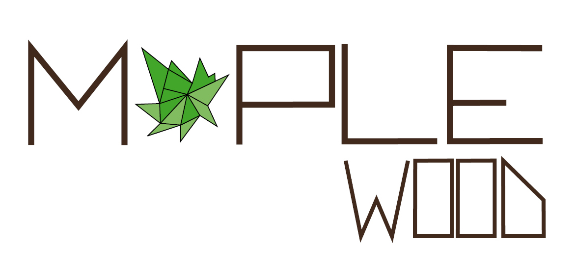 вариант логотипа для фирмы ландшафтного дизайна "MapleWood"