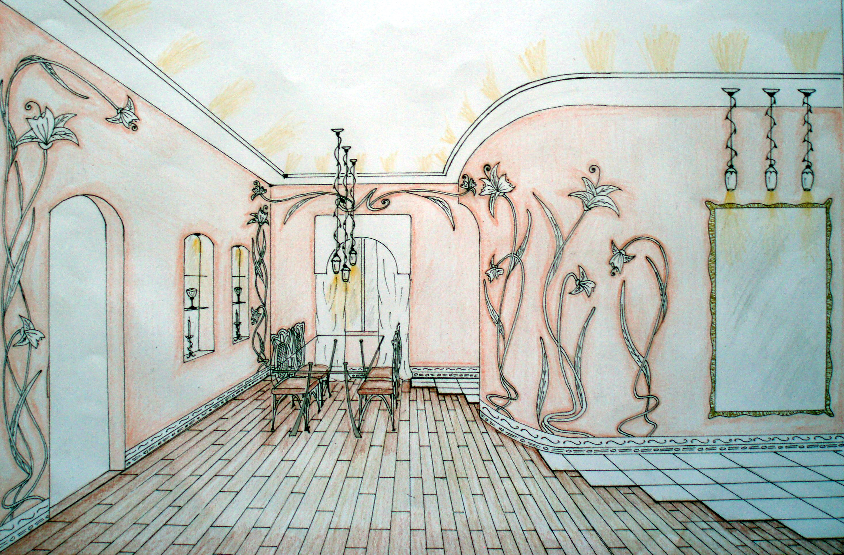 СТИЛЬ  "АР-НУВО".