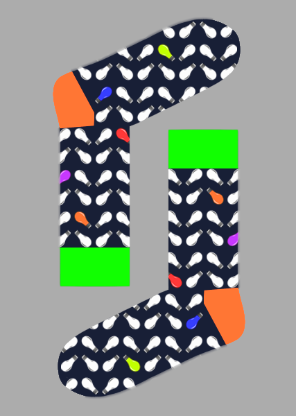 "Лампочки в стиле поп-арт" / "Light bulbs in the style 