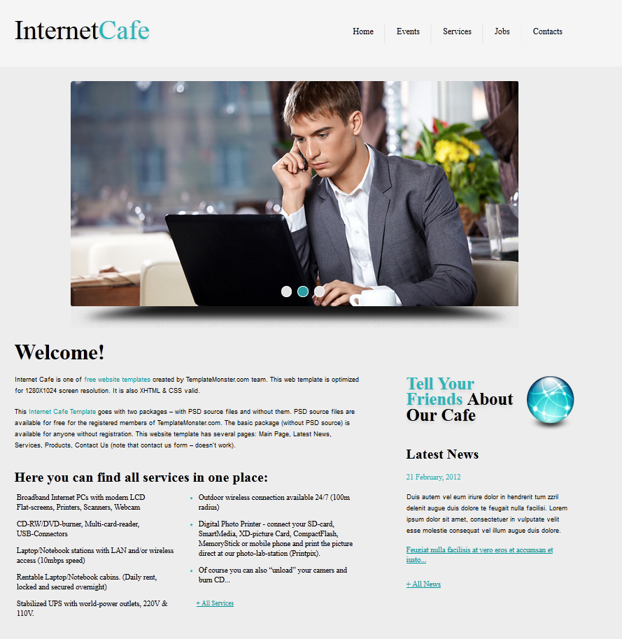 Верстка сайтп