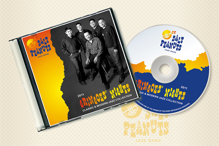 Логотип джаз-бэнда "Salt Peanuts". Оформление CD-диска