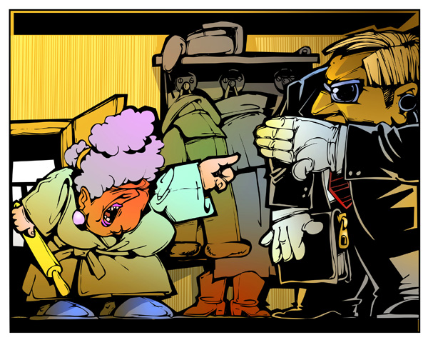 "Коллекторы" - серия иллюстраций в Businesweek