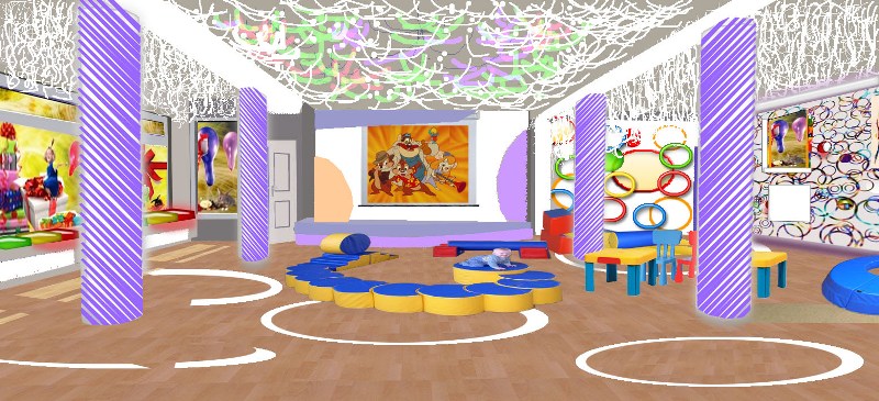 Детский зал для проведения праздников