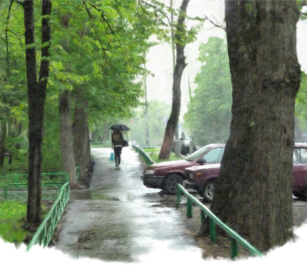 Дождь в Москве