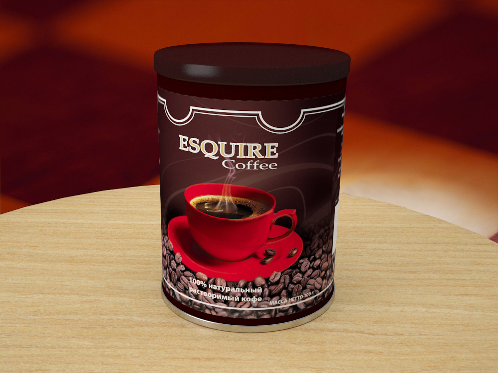 Дизайн кофе на жестяную банку (Екатеринбург)