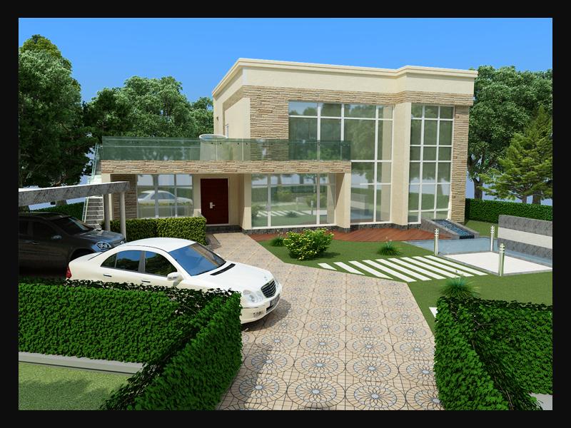 Экстерьер жилого дома. Юж. Корея