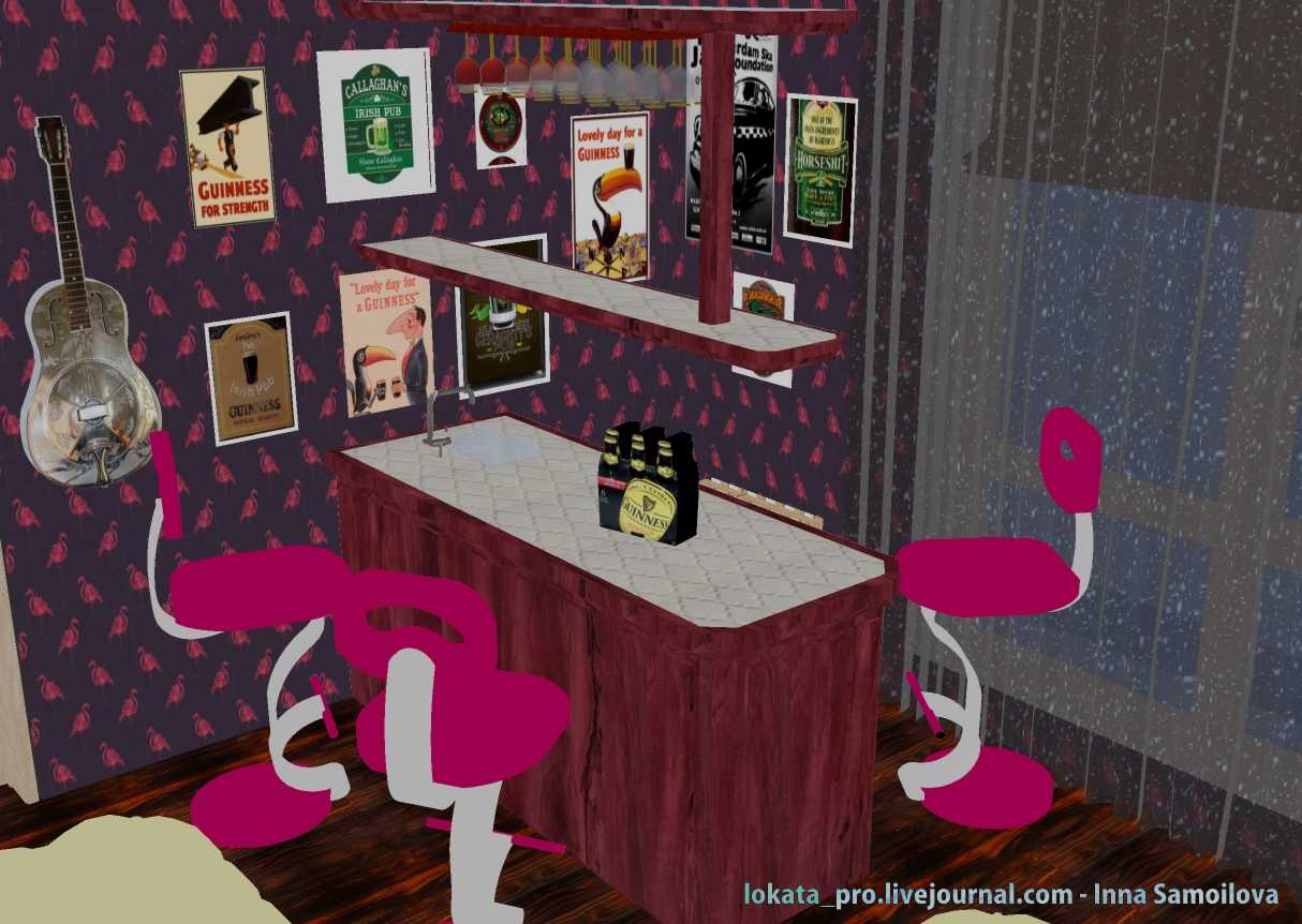 Гостиная с домашним кинотеатром