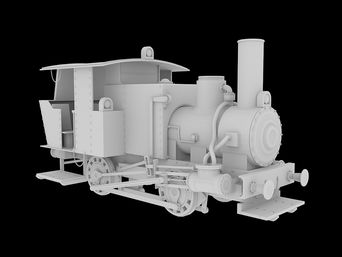 Модель паровоза