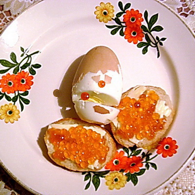 Коллаж "Завтрак туриста"