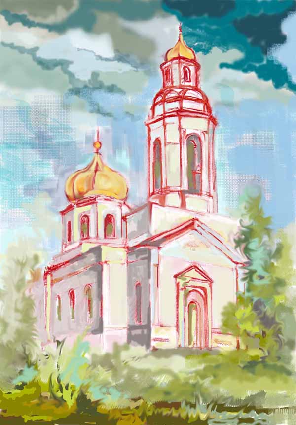 сельская церковь
